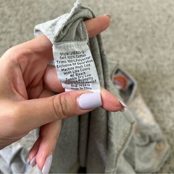 Johnny Was Gray Kemi Knit Drape Short Sleeve Blouse Size Small - Picture 10 of 14